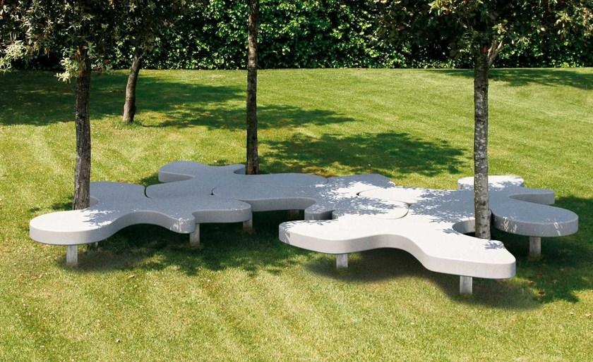 Metalco Модульная скамья из реконструированного камня sun-id-1455513 - Вид №1