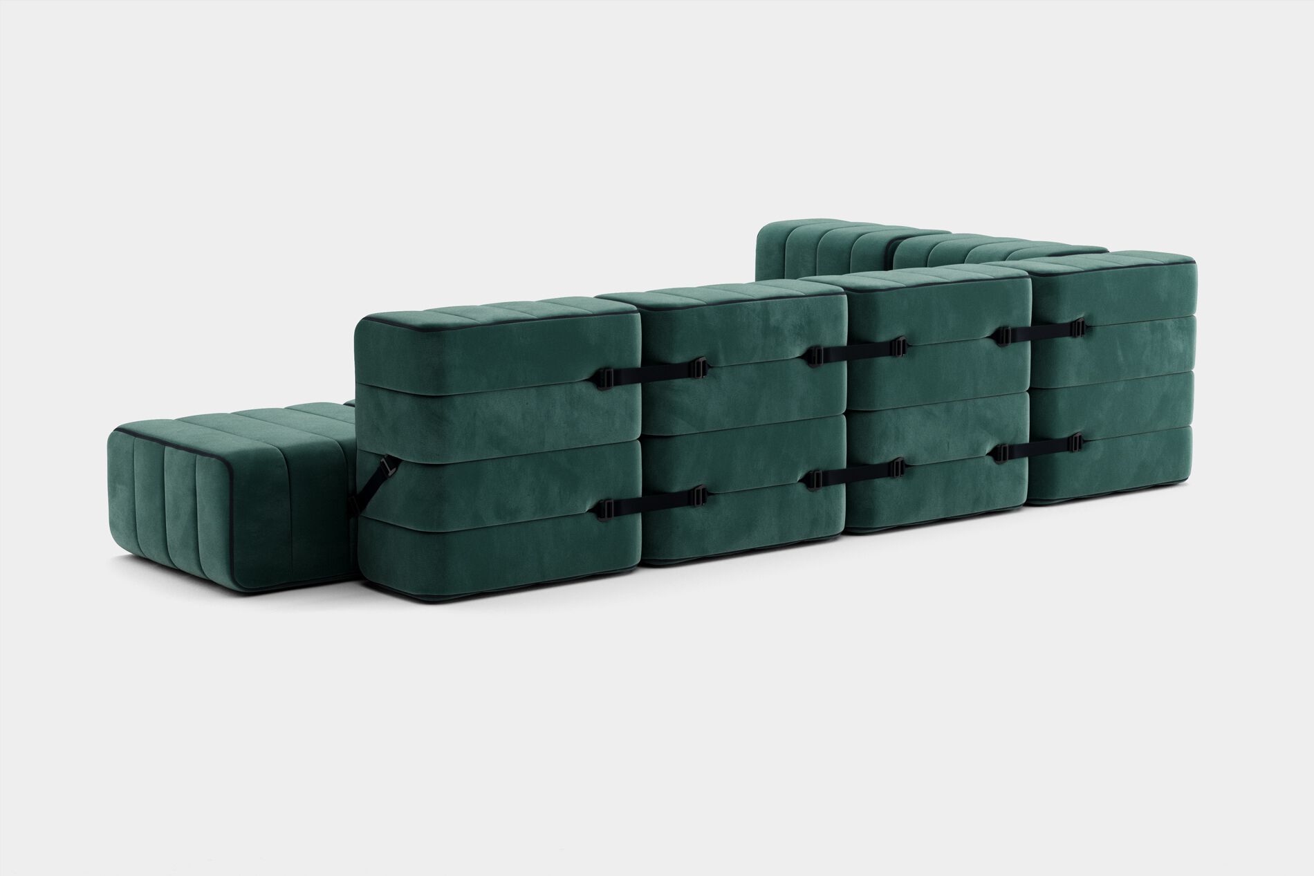 Модульный угловой диван из ткани AMBIVALENZ Curt ARCH-00083106 - Вид №3