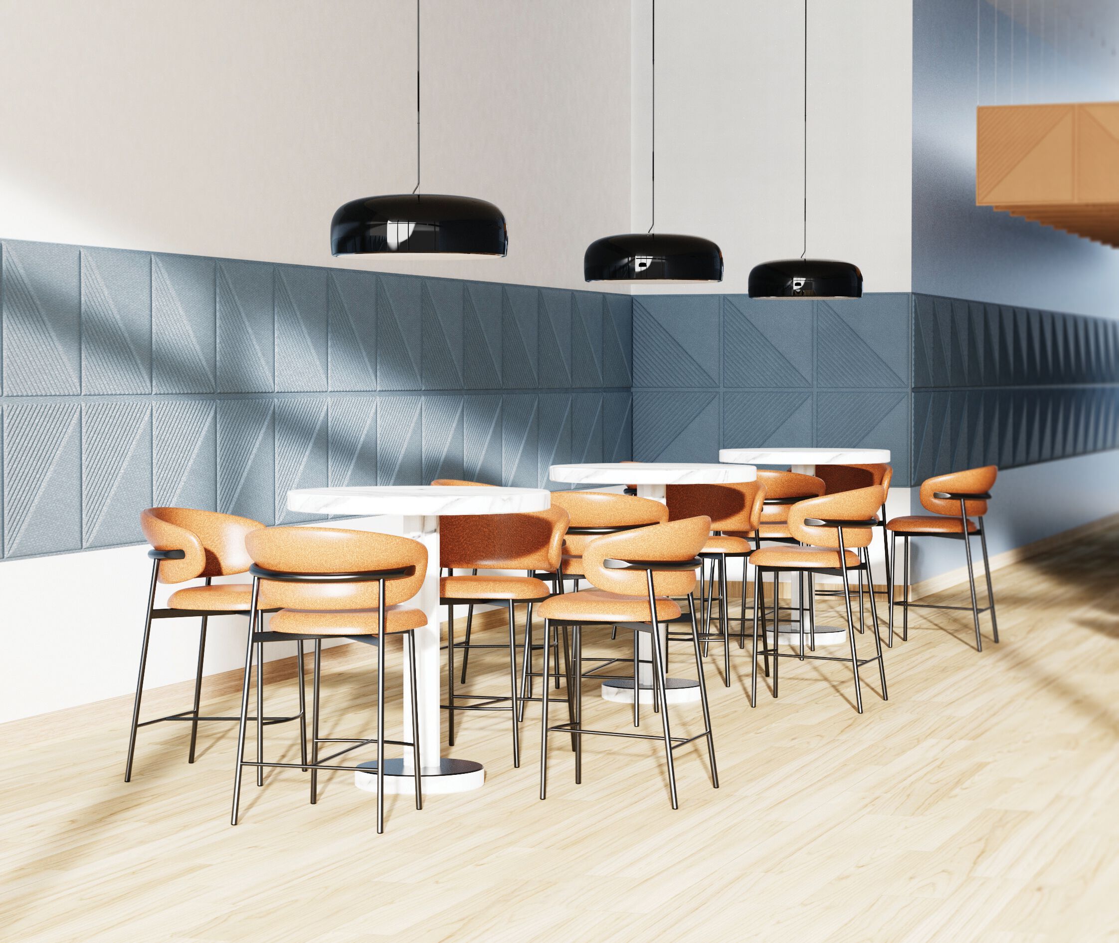 Рециркулированная акустическая панель из полиэфирного волокна Isolspace OBLIQUE ARCH-00052749 - Вид №21