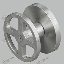 Quadrodesign Настенный гидропрогрессивный смеситель из нержавеющей стали Valvola02 20 63