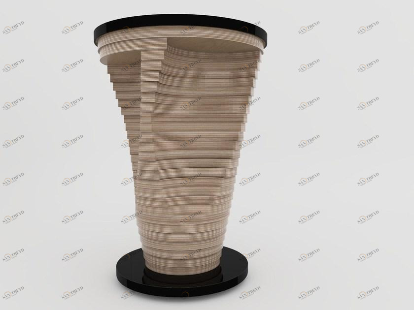 Zuri Design Круглый высокий стол для контракта Stratum 01400