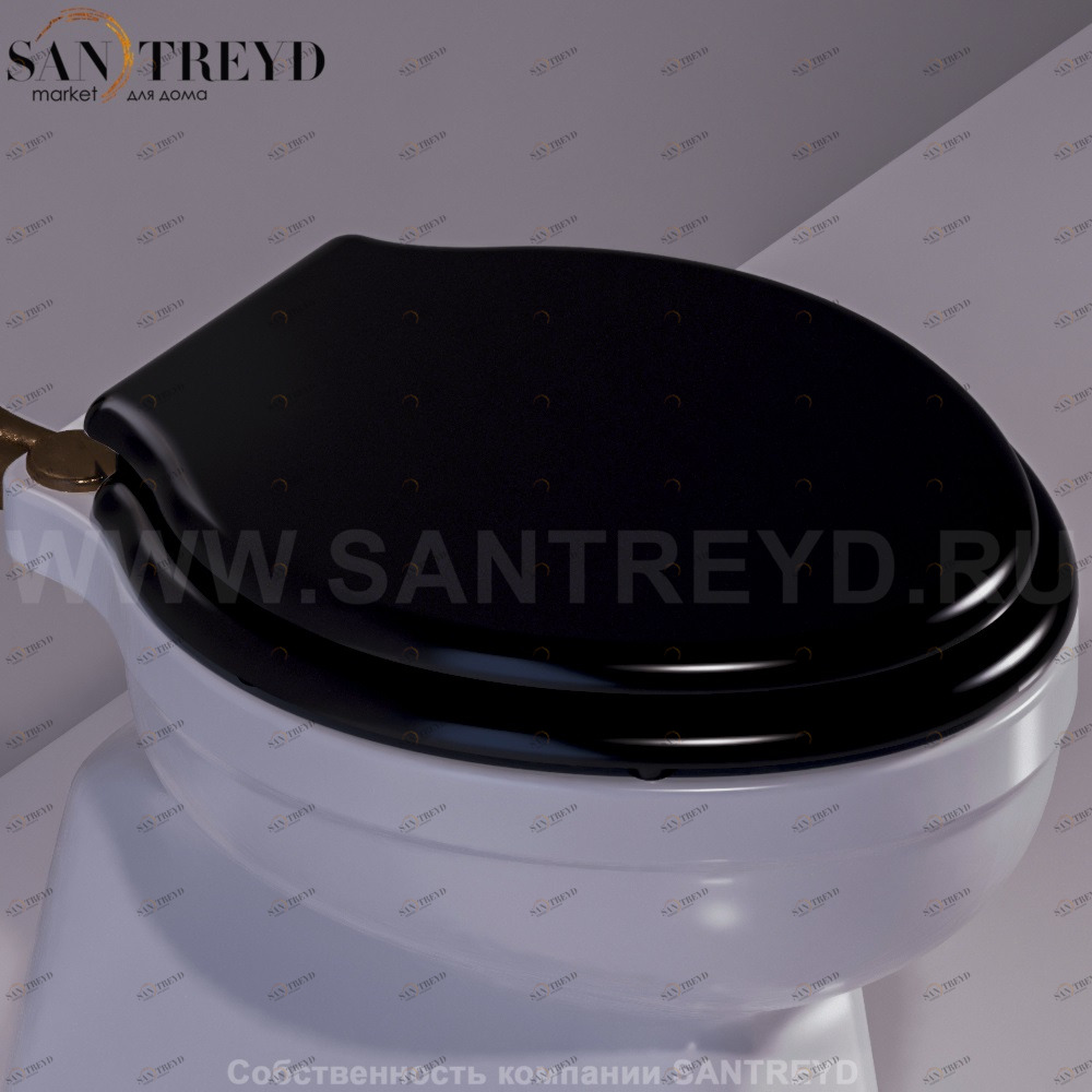 LO007D04NEROBR Крышка сиденье для унитаза Simas Londra