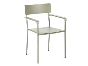 Алюминиевый стул с порошковым покрытием с подлокотниками
