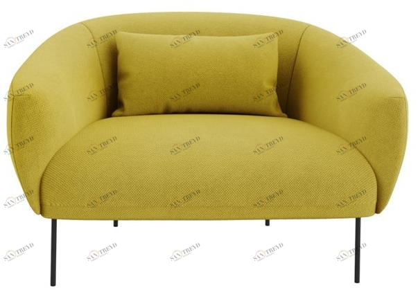 Tacchini Кресло из ткани с подлокотниками Roma sun-id-1382678