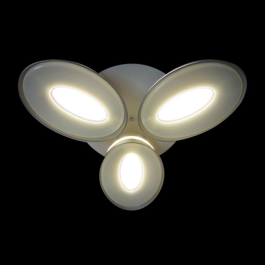 Потолочная светодиодная люстра Ambrella light Orbital Granule FG1020/3 WH 72W+36W D780 AMBRELLA LIGHT ORBITAL GRANULE 220097 Белый  - Вид №1