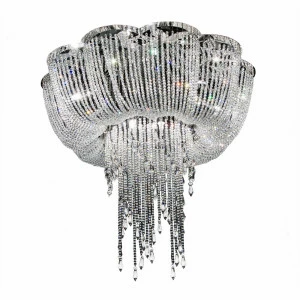 Люстра Enna 5014 прозрачная 5014 RVASTLEY ДИЗАЙНЕРСКИЕ, PUSHA, ДВУХЪЯРУСНЫЕ 061564 Прозрачный