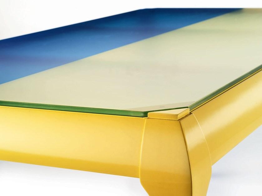 Modenese Gastone Прямоугольный обеденный стол из стекла Football Art. 18 - Вид №3