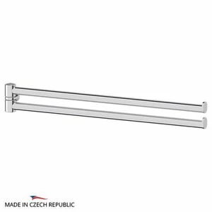 Держатель полотенец поворотный двойной 35 cm - компонент для штанги