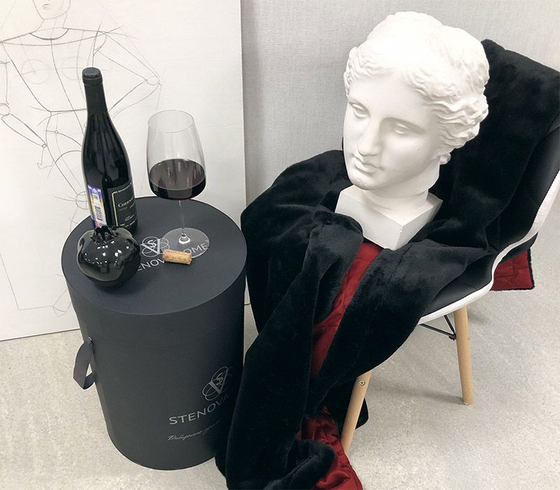 Victoria Stenova 111171 ПЛЕД меховой BLACK RUBY  - Вид №6