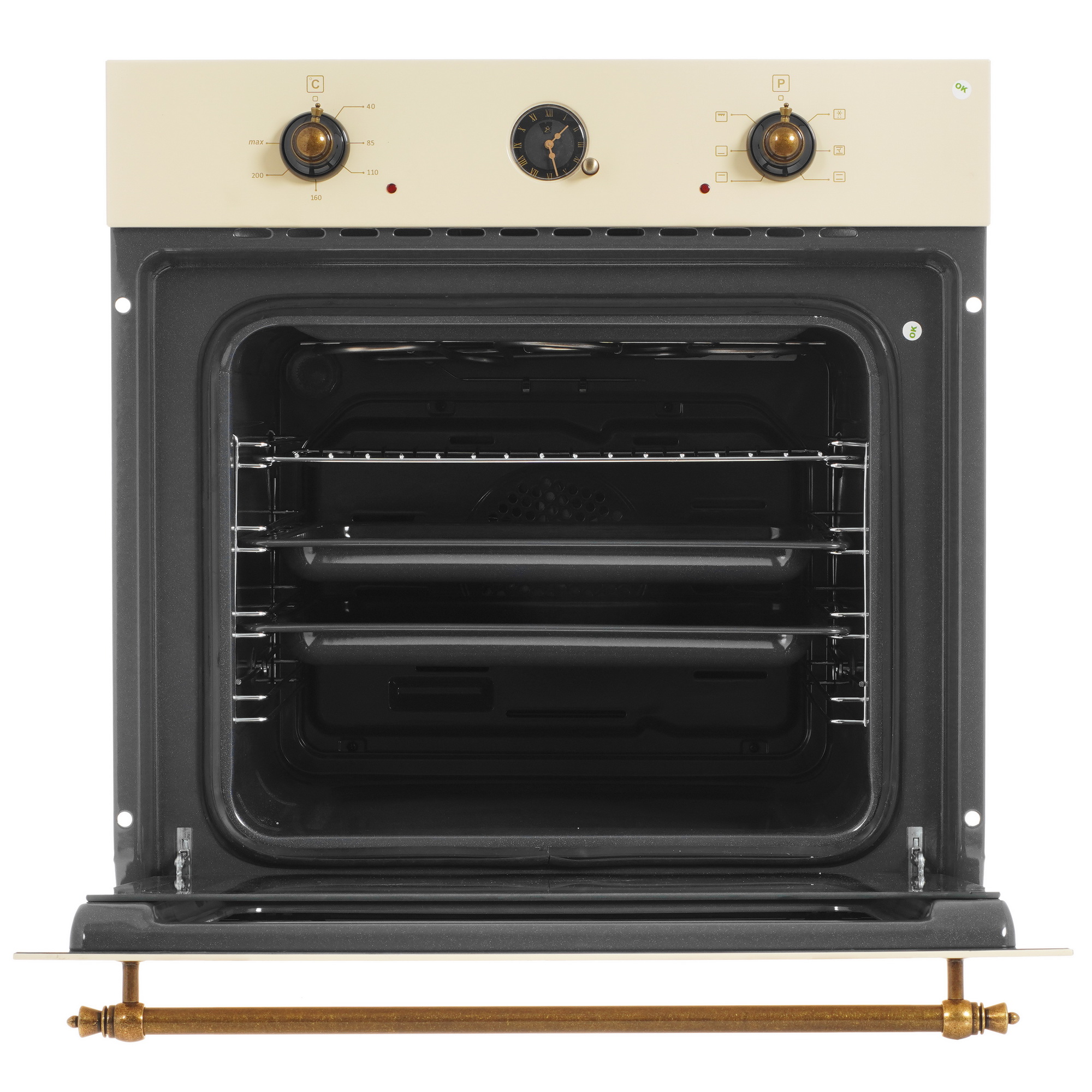 1197013 Электрический духовой шкаф MBS DE-606IV бежевый STDN-0080473 - Вид №6