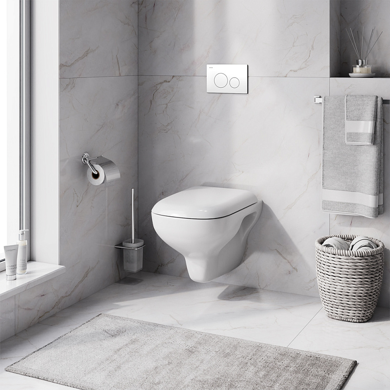 IS49001.801700 Инсталл с клав Pro L белый с подв унит FlashClean с сид м/л AM.PM Like - Вид №1