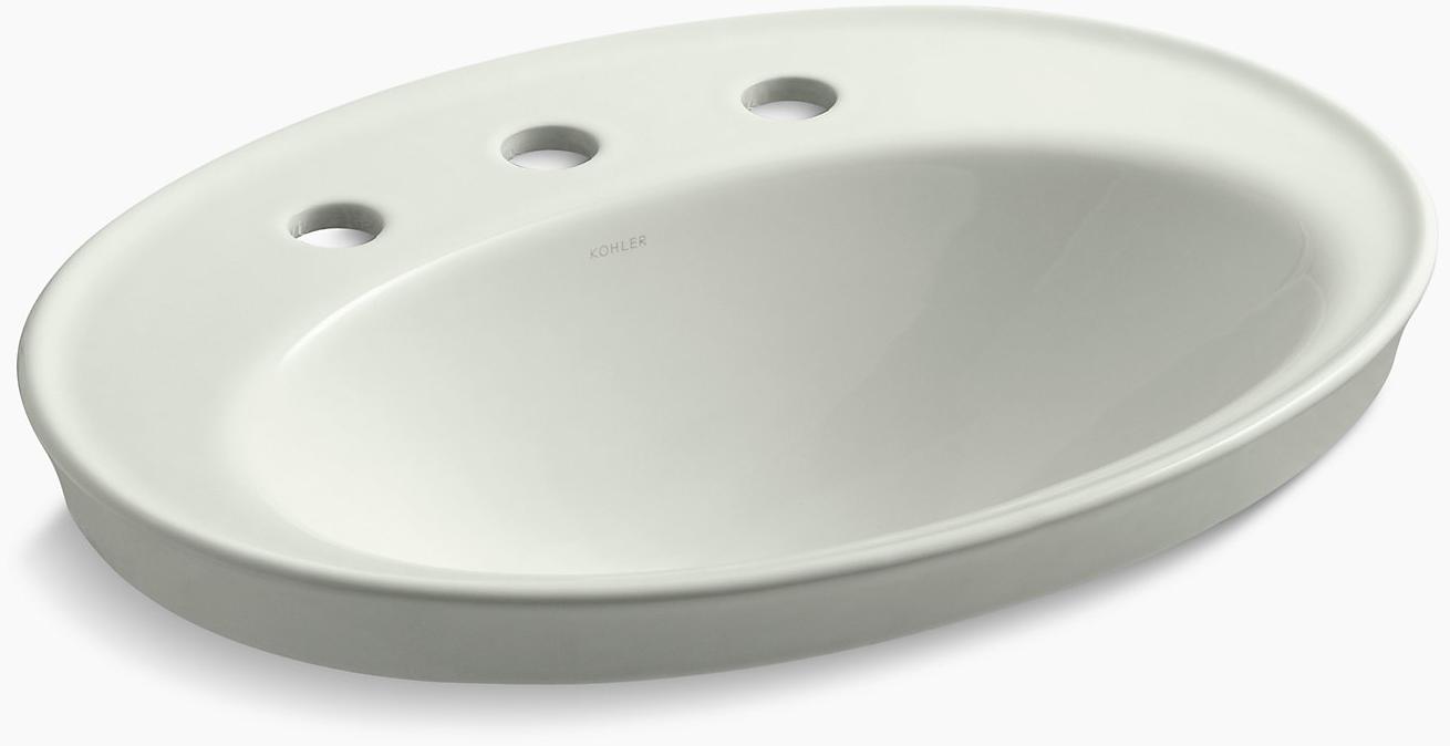 KOHLER Serif Встраиваемая раковина с 8 K-2075-8-NY 