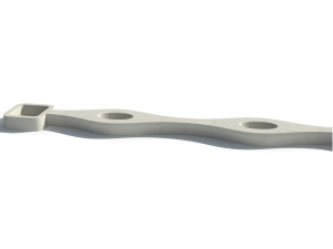 Реконструированная каменная скамья со встроенной плантатором