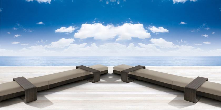 Roberti Низкий прямоугольный алюминиевый садовый столик Hamptons sun-id-1361722 - Вид №4