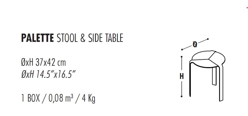 Алюминиевый журнальный столик isOnAir Bertoncini ARCH-00085783 - Вид №8
