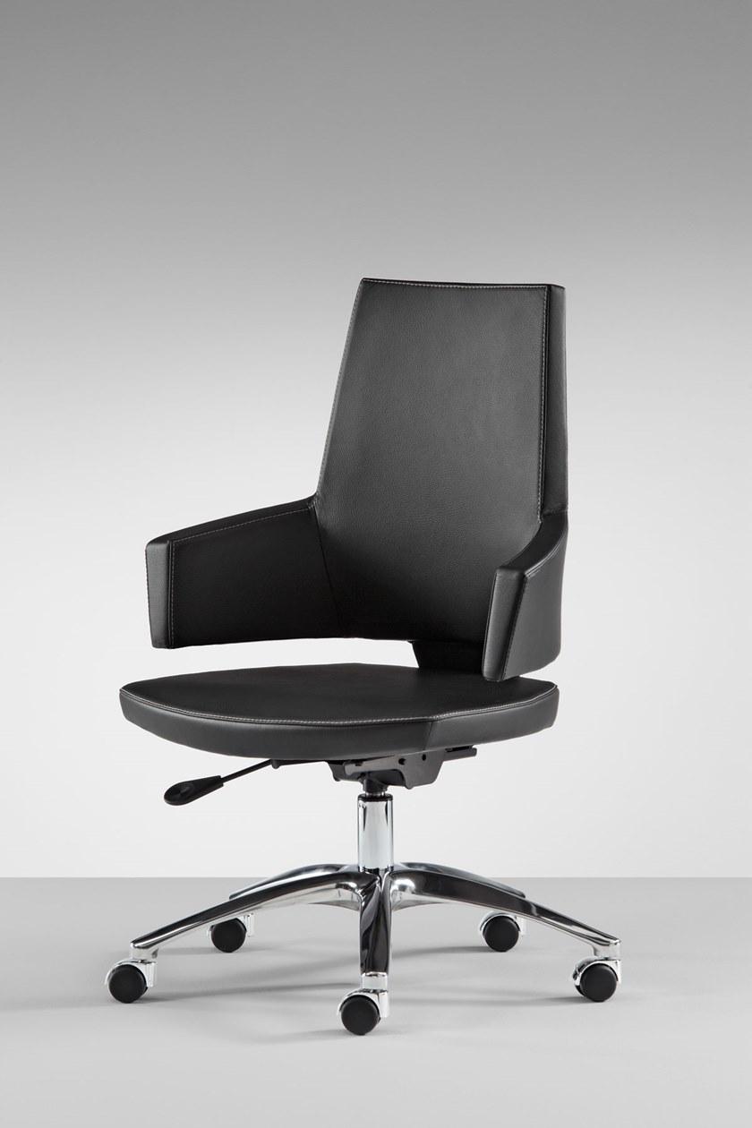 MASCAGNI Кресло руководителя со средней спинкой, регулируемое по высоте Boss sun-id-1359663 - Вид №2