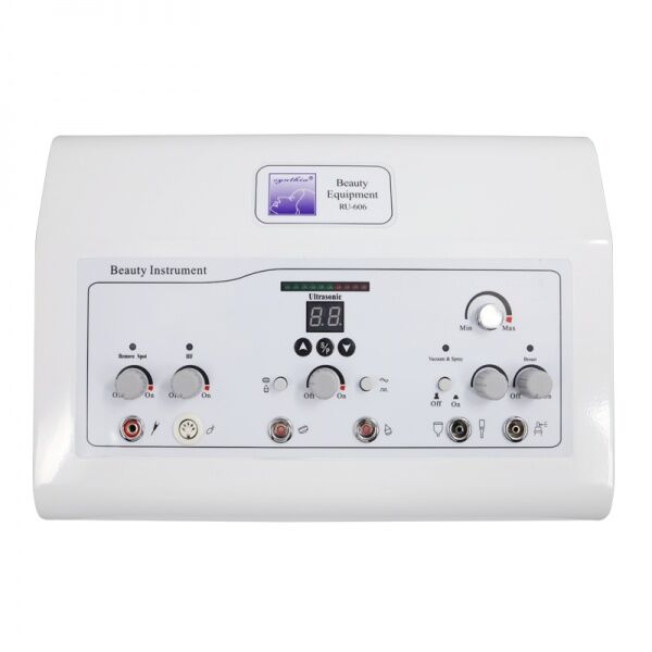52669 Косметологический комбайн RU-606 6в1 (Дарсонваль, коагулятор, фонофорез, спрей, вакуумная чистка, вакуумный массаж) AURO  - Вид №1