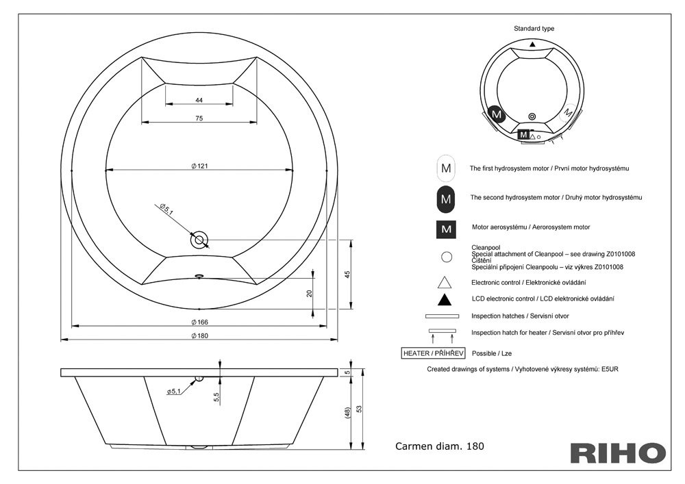 BZ29 Ванна Riho Carmen Santreyd - Вид №4