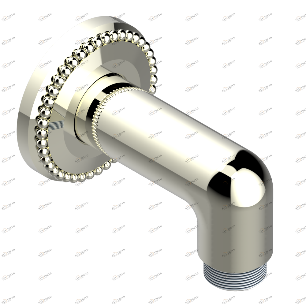 U8B-53E Вывод 1/2" встраиваемый в стену Thg-paris Monte Carlo с золотым фарфором Никель U8B-53E CAT.B