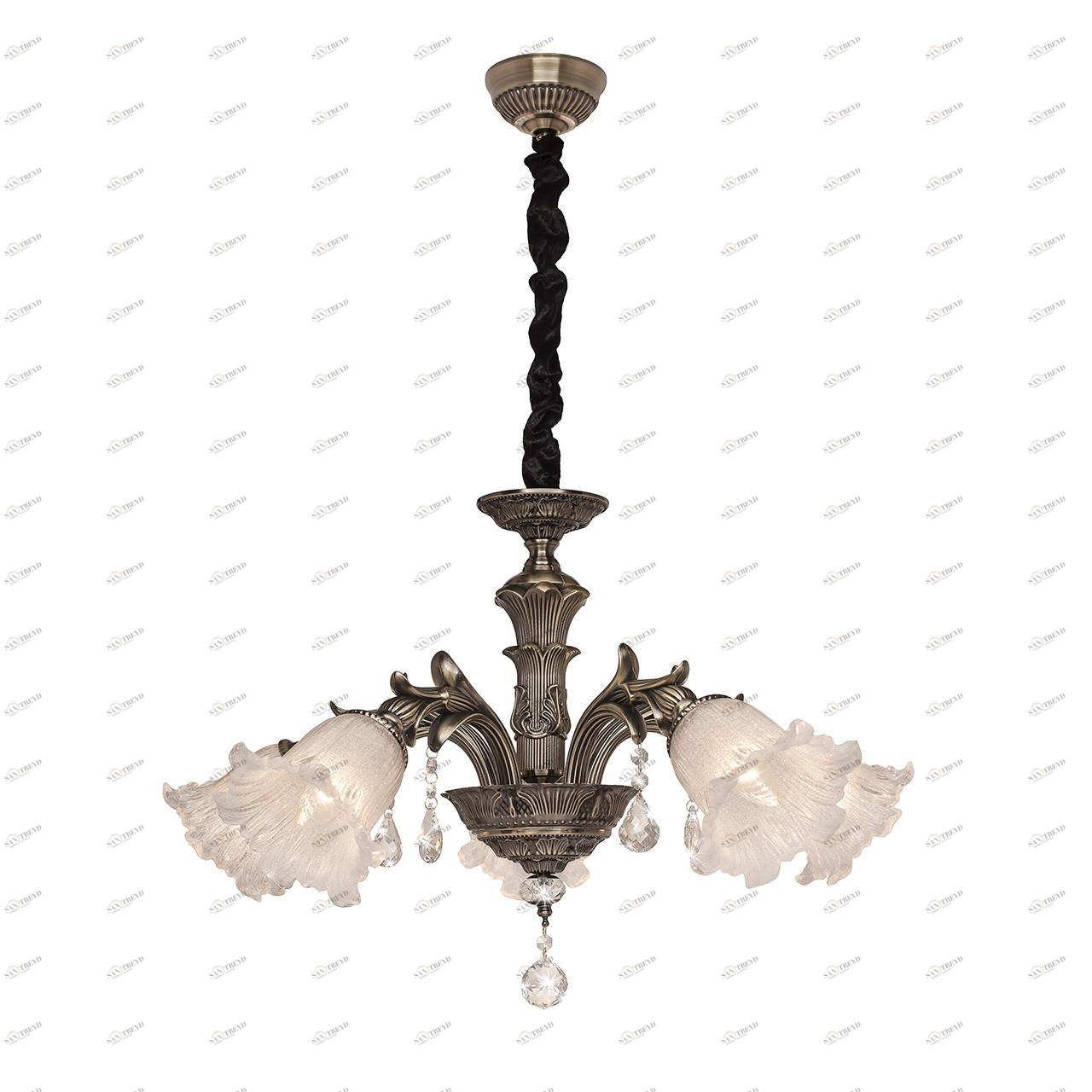 Подвесная люстра Silver Light Gioconda 730.53.5 SILVER LIGHT ДИЗАЙНЕРСКИЕ, GIOCONDA 186181 Бронза 