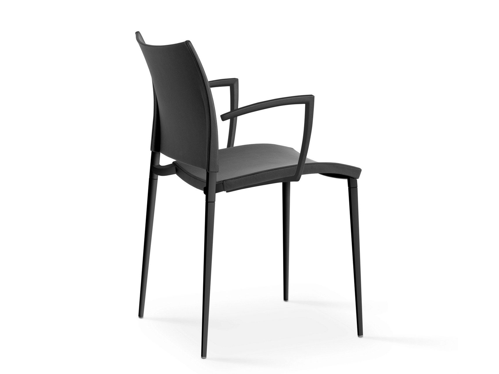 Штабелируемый стул из полипропилена с подлокотниками Desalto Sand ARCH-00127661