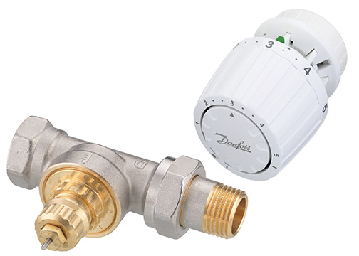 Danfoss Комплект RTR-G/RTR 7090 для однотрубной системы отопления RTR-G Ду15уг и RTR7090 комп-т терморег-р 013G2183  - Вид №1