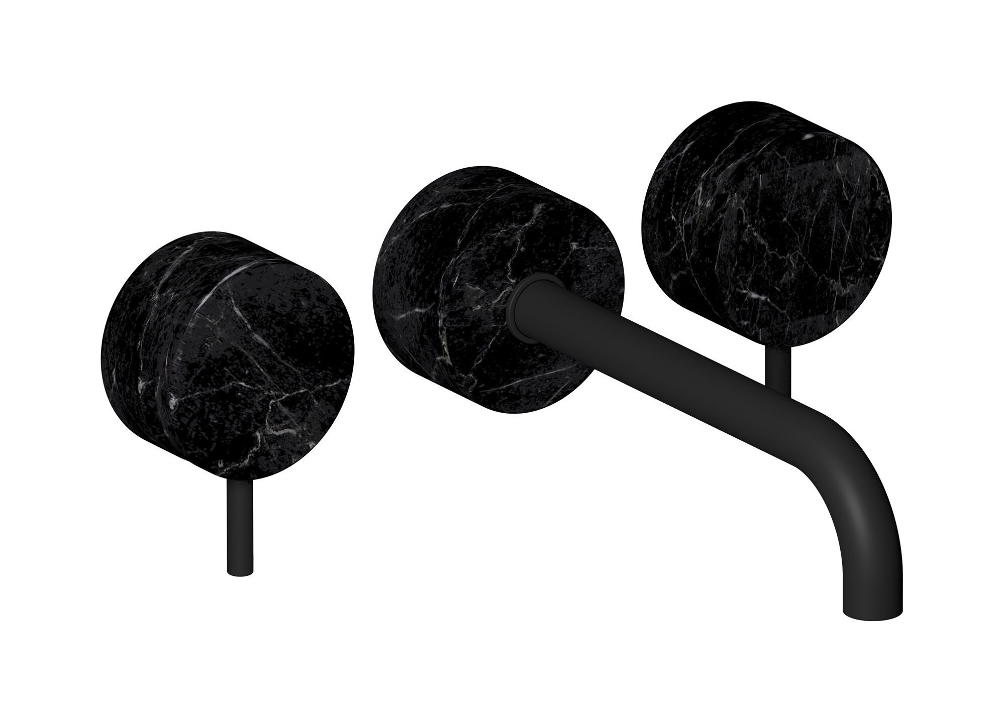 Мраморный настенный смеситель для раковины с 3 отверстиями IB мрамор + мрамор Elle ARCH-00113377 - Вид №11