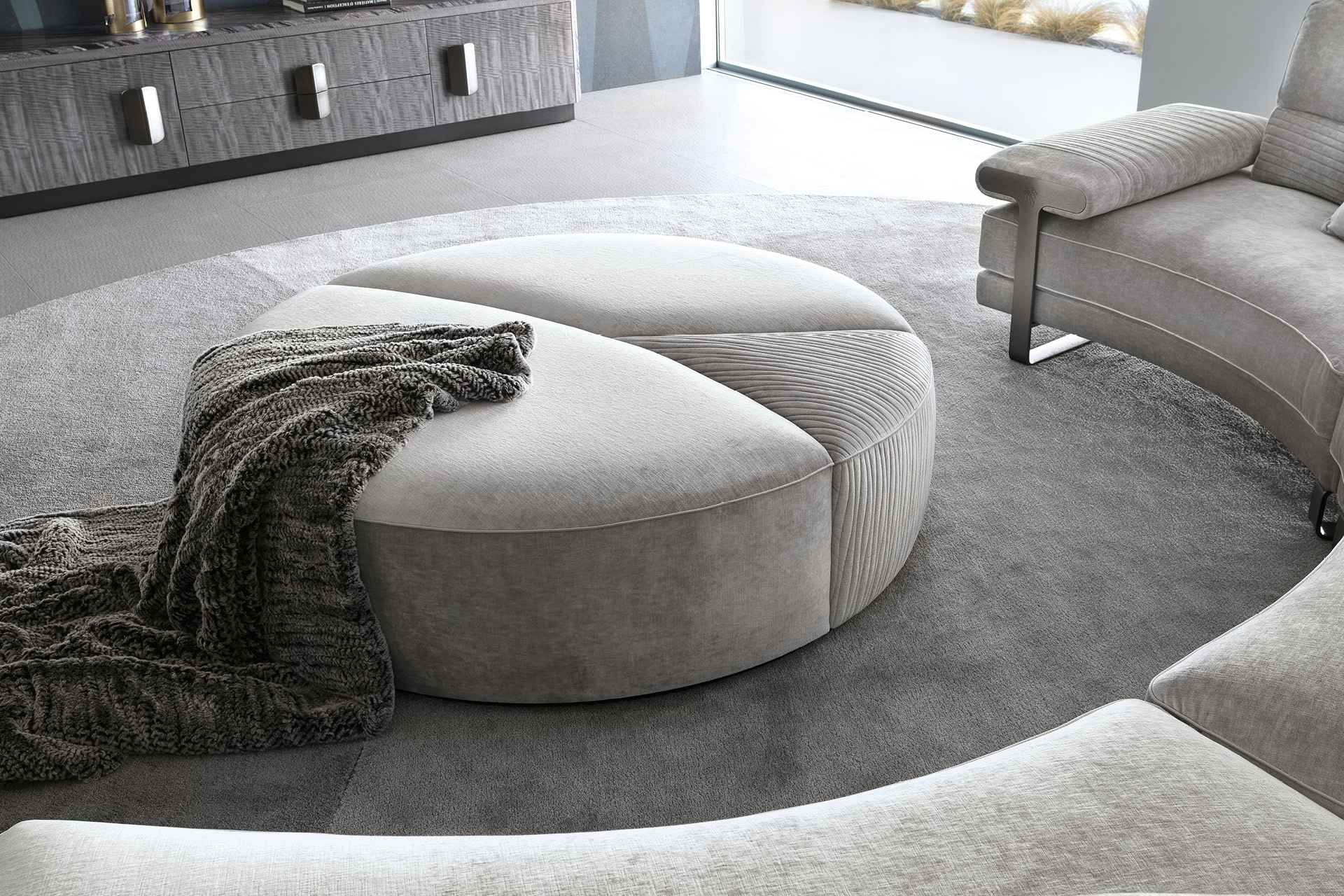 GRST227 Mirage круглый пуфик - giorgio collection - Вид №2