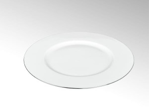 Фарфоровая круглая тарелка