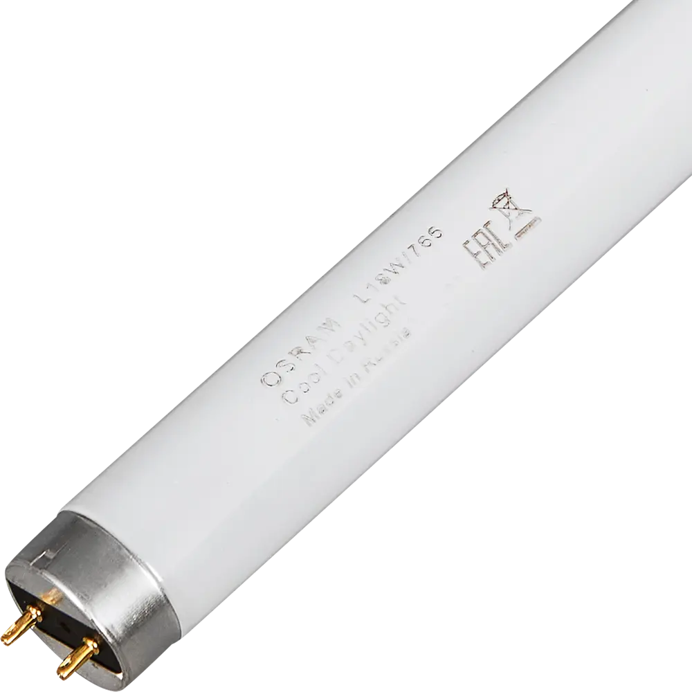 Линейная люминесцентная лампа Osram T8 G13 18W холодный белый свет 12215543 STLM-0001822 - Вид №1