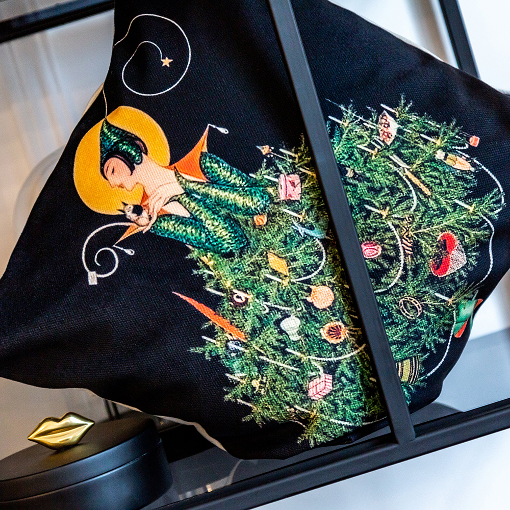 134182 Декоративная подушка «Vogue-Рождество» Object Desire  - Вид №2