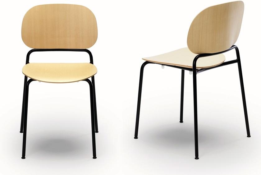 Zilio A&C Стул штабелируемый из фанерованной древесины sun-id-1379159 - Вид №10