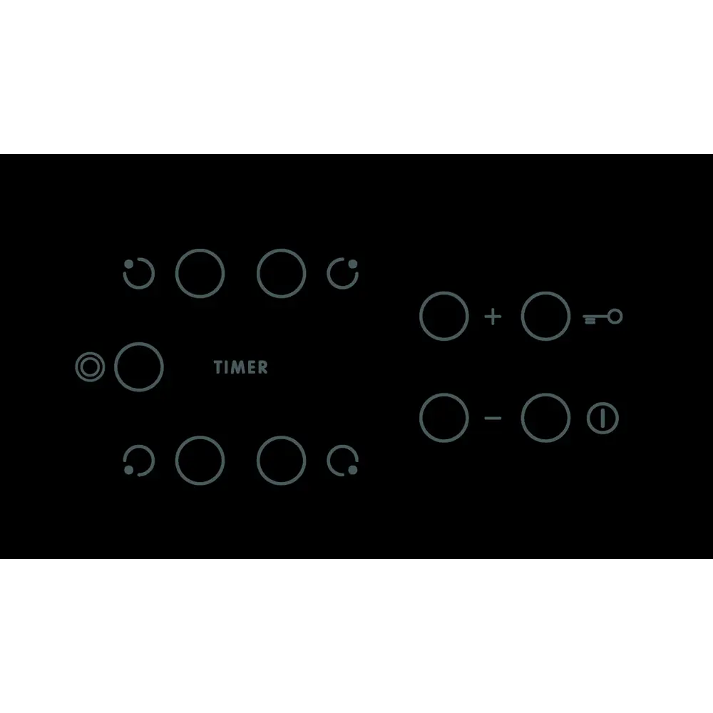 Электрическая варочная поверхность Indesit Hi-light IR260 60 см 4 конфорки цвет чёрный STLM-2036726 - Вид №2