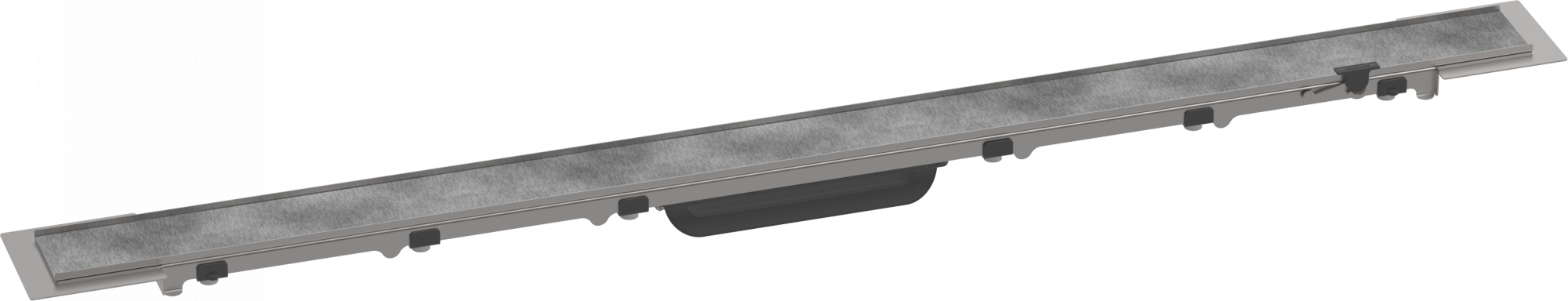 56032000 RainDrain Rock Finish душевой трап 900 нарезанный по размеру и под плитку Hansgrohe 