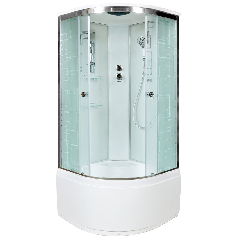 L 901 N с гидромассажем Душевая кабина DETO Серия L ЕМ4510 стандартная - Вид №18