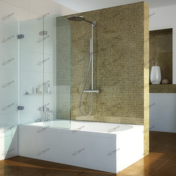 60X150GV002 Душевое ограждения на борт вынны GUTEWETTER Германия LUX