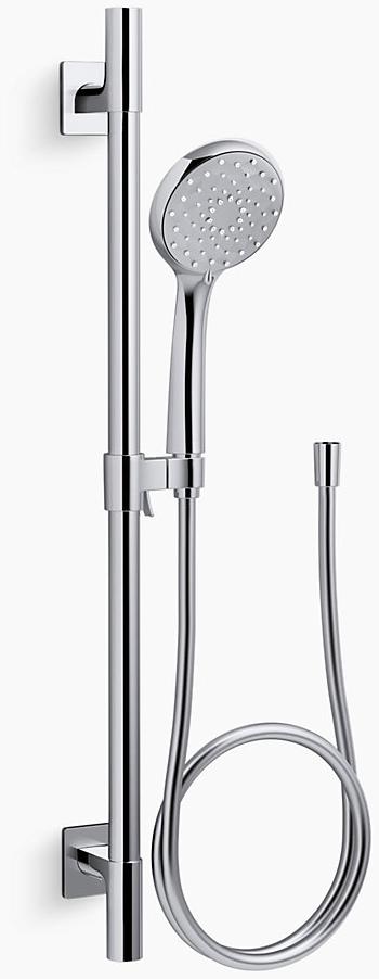 KOHLER Awaken B110 deluxe набор слайдеров 1,75 галлонов в минуту K-99243-G-BN  - Вид №1