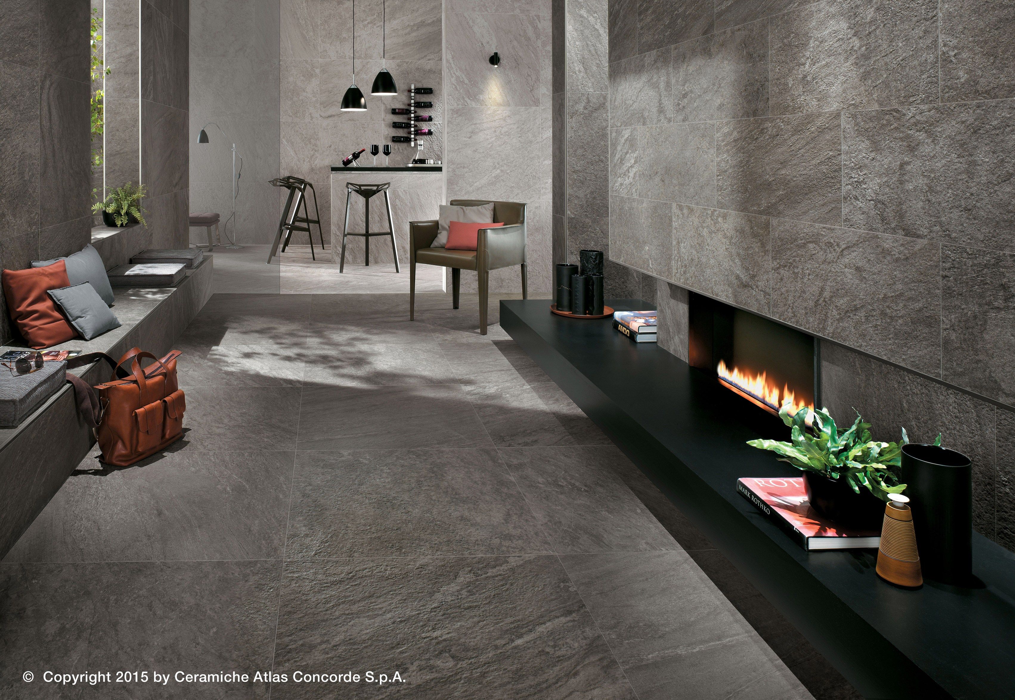 Белое керамическое покрытие с эффектом камня Atlas Concorde ARCH-00075165 - Вид №2