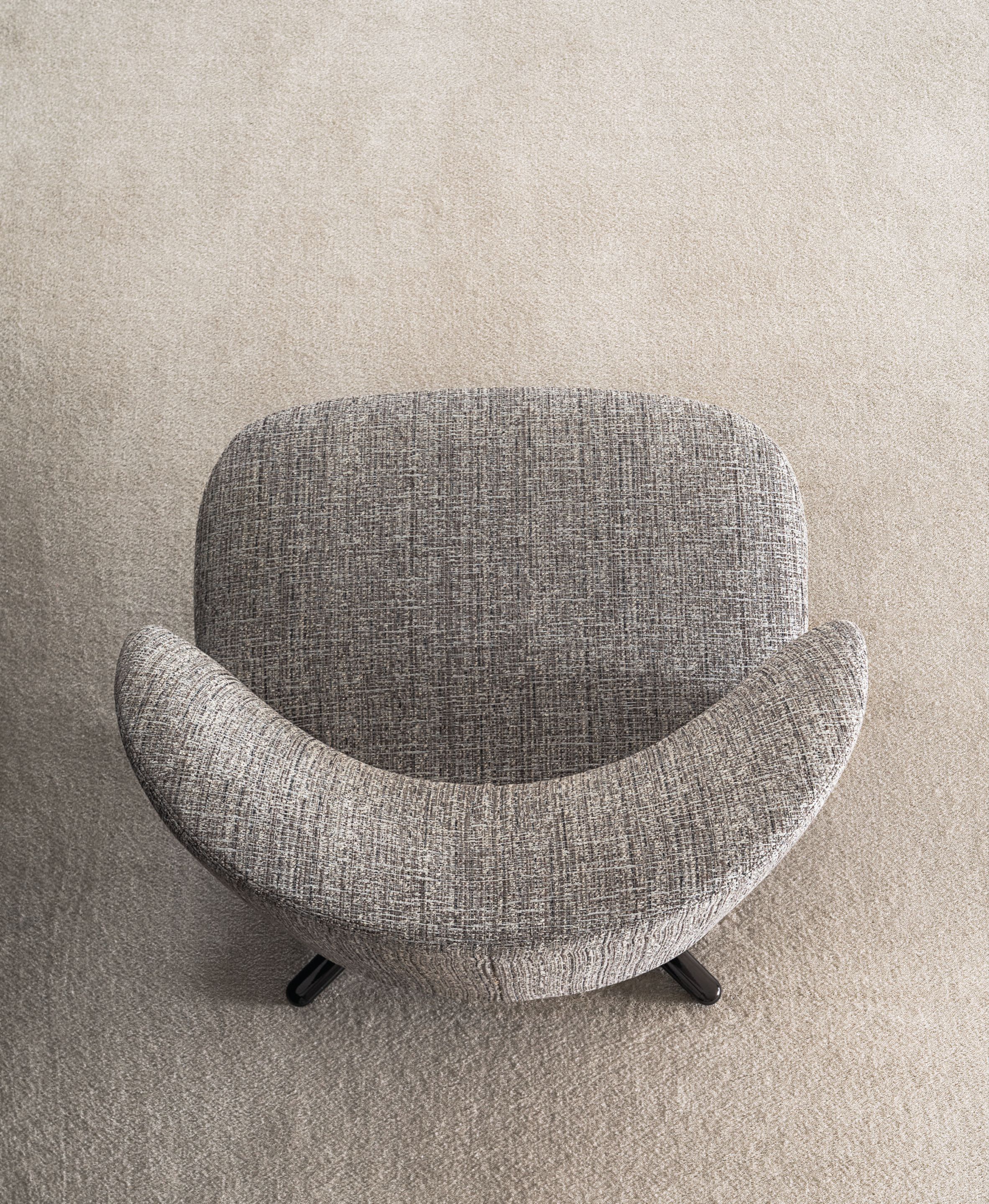 Тканевое вращающееся кресло Casamilano DHORA SLIM ARCH-00036882 - Вид №3