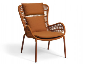 Веревочное кресло на открытом воздухе