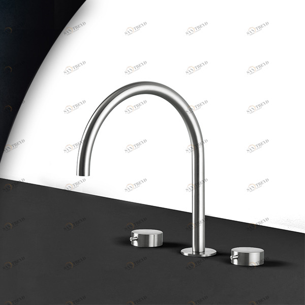 Смеситель для раковины сталь матовая Toki Radomonte TKI25S