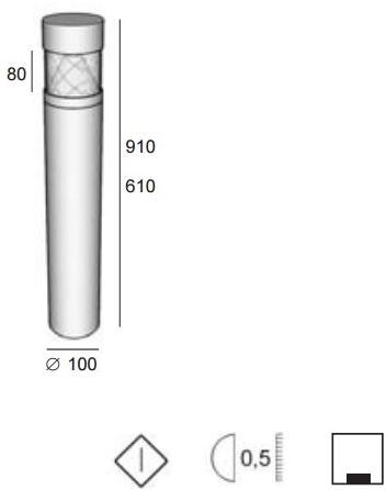 BEL-LIGHTING Светодиодный металлический столбик Despo 994  - Вид №2