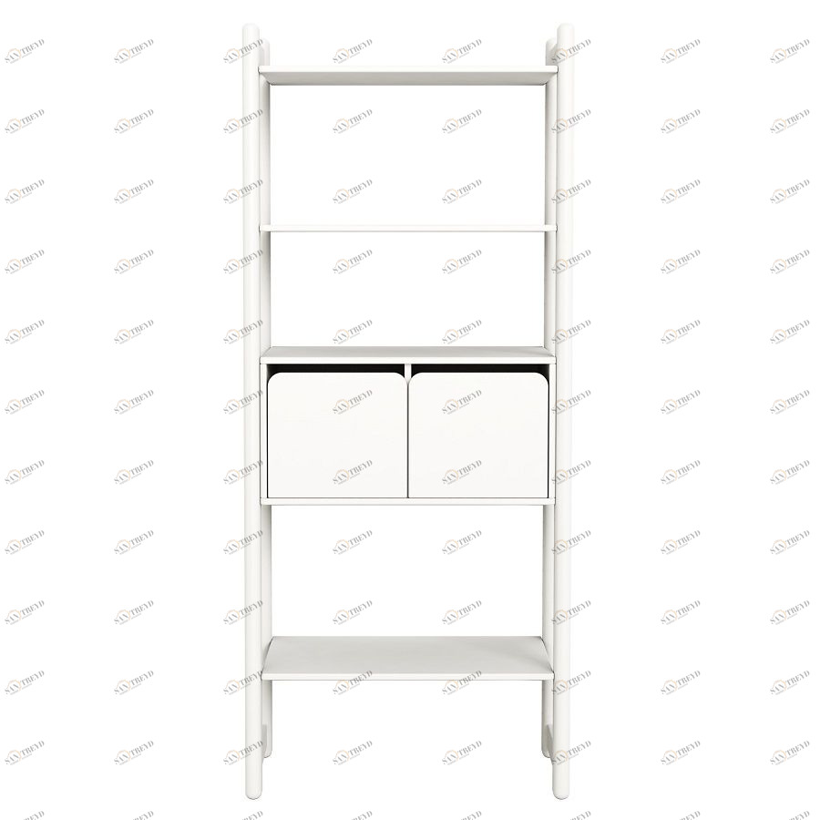 Гарнитур Maxi С, 1 полка и 1 комод, белый Flexa 812650540