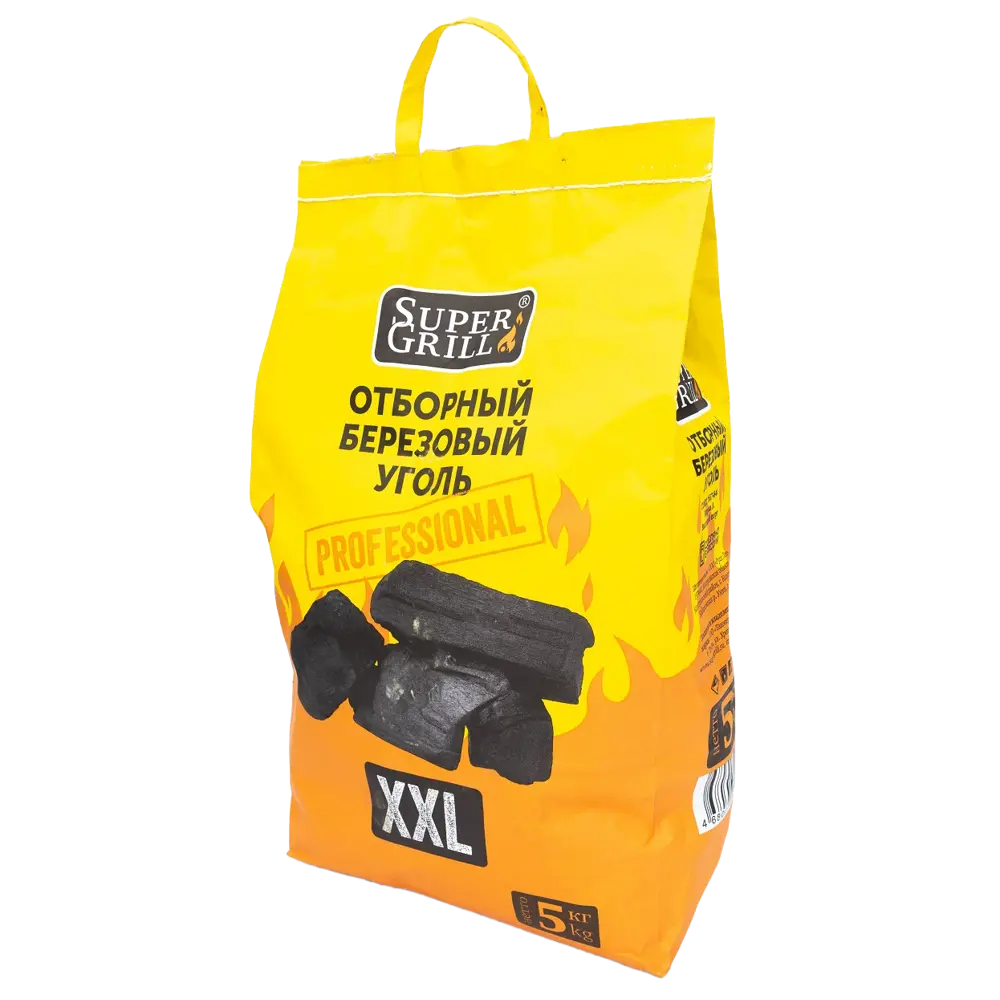 Уголь SuperGrill XXL береза 5 кг 89420254 STLM-2172766 Santreyd 