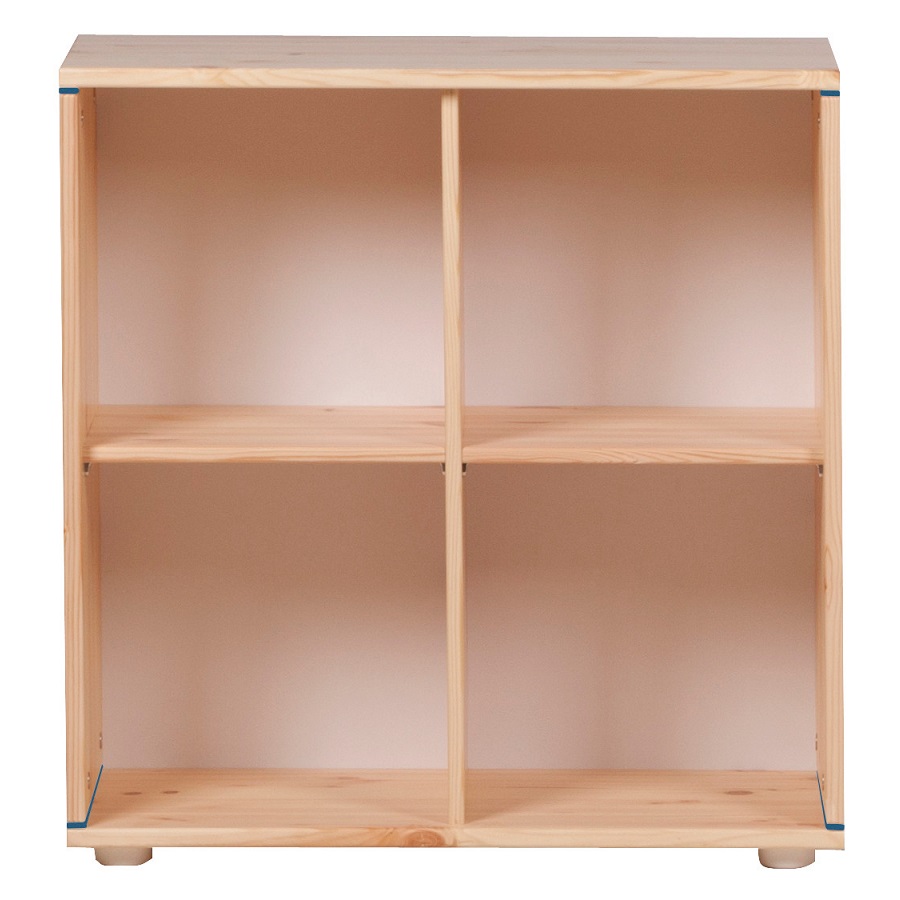 Стеллаж Flexa Classic storage с 4 полками, лакированный/голубой 812420113 - Вид №1