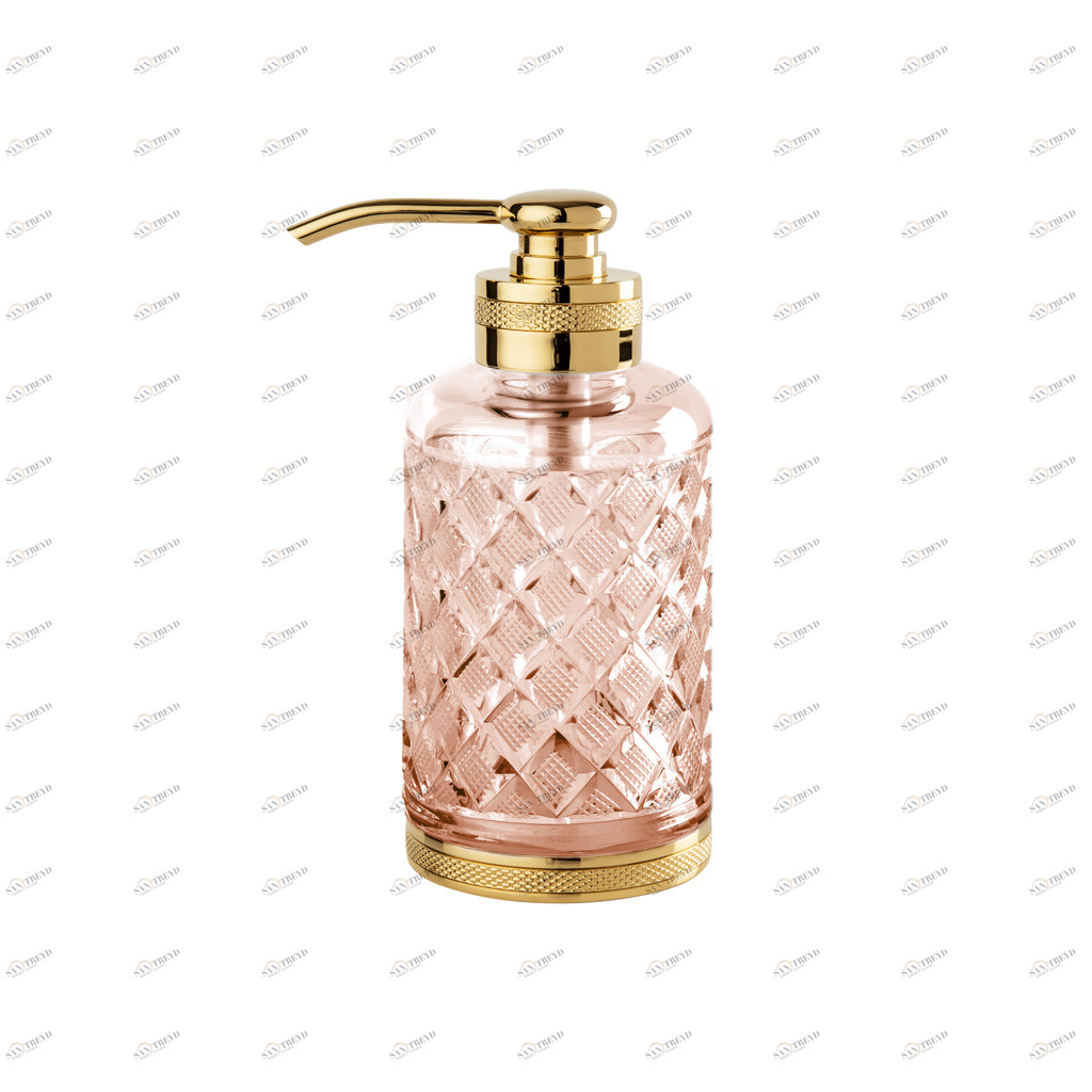FS09C-631 FS09C-631 Дозатор для мыла, большой размер ЛОСАН РАЗМЕР КРИСТАЛЛ Cristal & Bronze CRISTAL TAILLE “LOSANGE” CISELÉ 