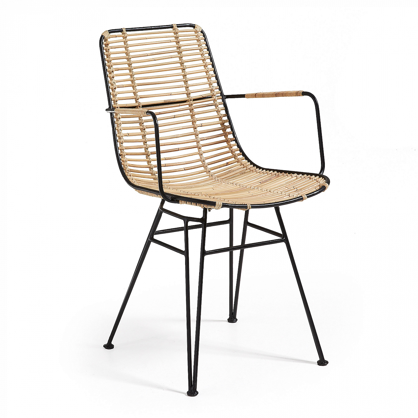 045442 Кресло Ashanti черное La Forma Tishana  - Вид №4