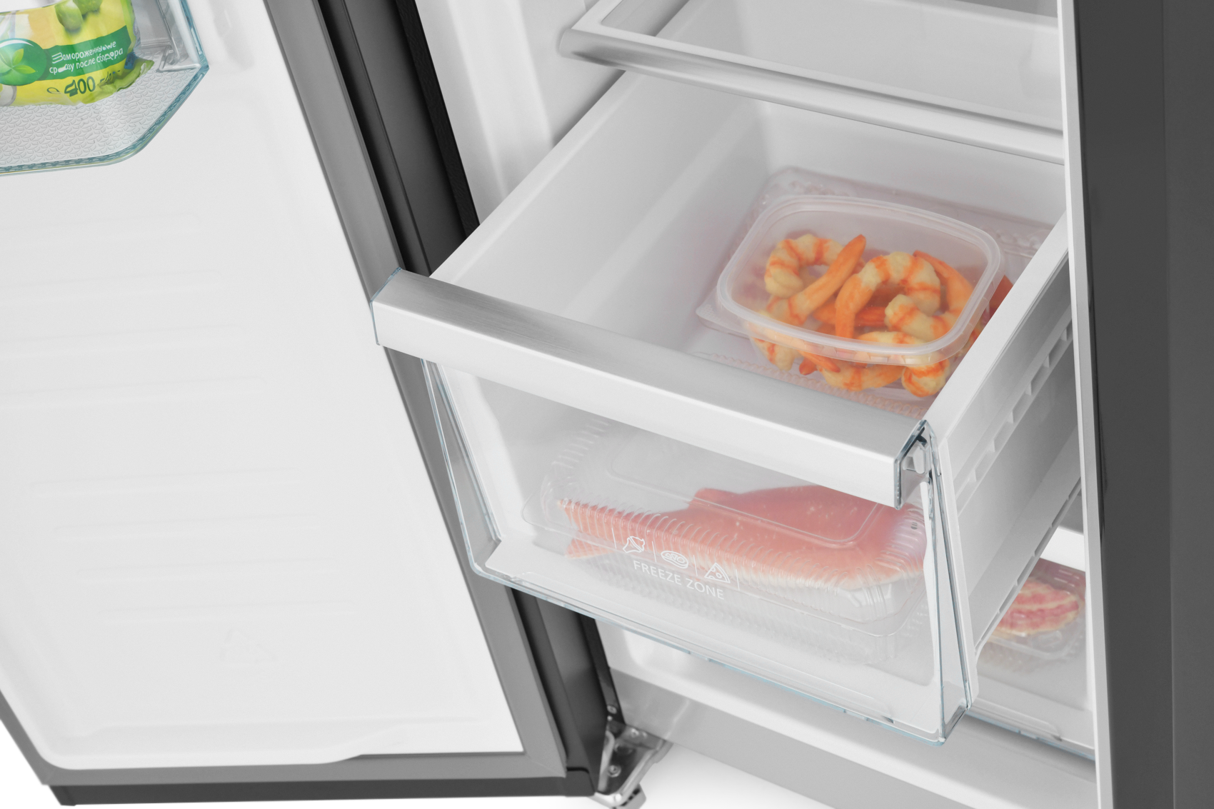 9185196 Холодильник Side by Side   ZUGEL ZRTD459XB черный STDN-0120863 - Вид №16