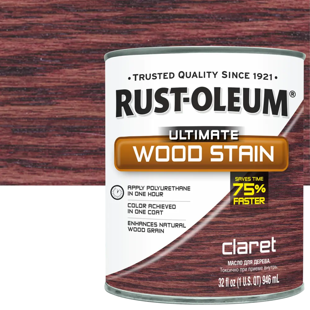 Масло тонирующее Ultimate цвет красное вино 0.946 л 82482330 STLM-2107706 RUST-OLEUM 