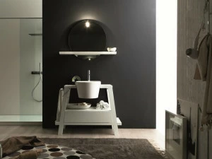 NOVELLO Дубовый туалетный столик с зеркалом Canestro